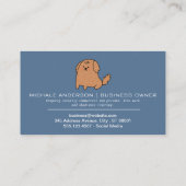 Schattigee striphond | Dierenbescherming Visitekaartje (Achterkant)