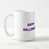 Schattigee striphond met een Paarse heks Pet Koffiemok (Links)