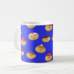 Schattigee Sufganiyot Patterned Koffiemok<br><div class="desc">Hannukah donuts!</div>