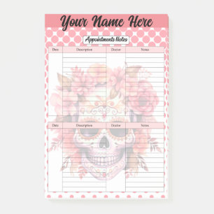 Schattigee Sugar Skull Afspraaknotities Post-it® Notes
