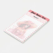 Schattigee Sugar Skull boodschappenlijst Post-it® Notes (Schuin)