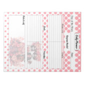 Schattigee Sugar Skull Daily Planner Notitieblok (Voorkant)