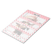 Schattigee Sugar Skull Doctor bezoeken Notitieblok (Schuin)