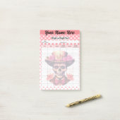 Schattigee Sugar Skull Gewicht en Hoogte Tracker Post-it® Notes (Op bureau)