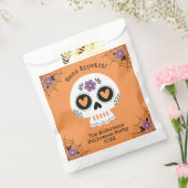 Schattigee Sugar Skull Halloween Party Bedankzakje (Gezegeld)