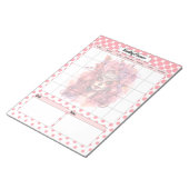 Schattigee Sugar Skull maandelijkse planner Notitieblok (Schuin)