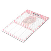 Schattigee Sugar Skull Medicatie Tracker Notitieblok (Schuin)