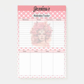 Schattigee Sugar Skull Medicatie Tracker Post-it® Notes (Voorkant)