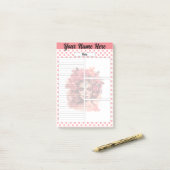 Schattigee Sugar Skull Notities Post-it® Notes (Op bureau)