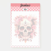 Schattigee Sugar Skull Notities Post-it® Notes (Voorkant)