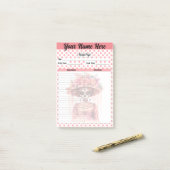 Schattigee Sugar Skull Recept Pagina Post-it® Notes (Op bureau)