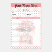 Schattigee Sugar Skull Recept Pagina Post-it® Notes (Voorkant)