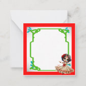 Schattigee Sugar Skull Verjaardag Notitiekaartje (Achterkant)