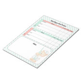 Schattigee suiker Beer bloedsuiker log Notitieblok (Schuin)