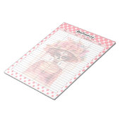 Schattigee suiker schedel bloeddruk log notitieblok (Schuin)