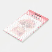 Schattigee suiker schedel bloeddruk log post-it® notes (Schuin)