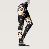 Schattigee suikerschedels met de hand getrokken leggings (Rechts)