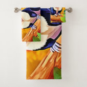 Schattigee suikerzweefvliegtuigen bad handdoek (Insitu)