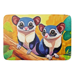 Schattigee suikerzweefvliegtuigen badmat