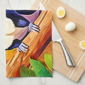 Schattigee suikerzweefvliegtuigen theedoek (Quarter Fold)