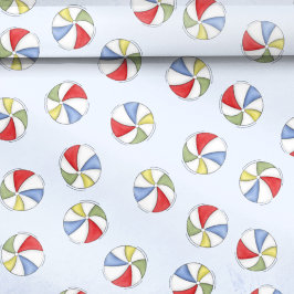 Schattigee Summer Beach Ball Fun Pattern Cadeaupapier