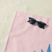 Schattigee Summer Blush Plink Tropical Pineapple C Strandlaken (In situ)