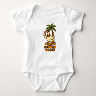 Schattigee Summer Goose Baby Bodysuit