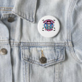 Schattigee Summerween Vibes Skeleton IceCream Summ Ronde Button 5,7 Cm (In situ)