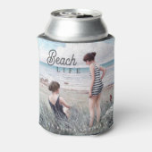 Schattigee Sun-Kissed en Salty Beach Life Blikjeskoeler (Blikje Achterkant)