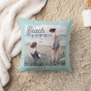 Schattigee Sun-Kissed en Salty Beach Life Kussen