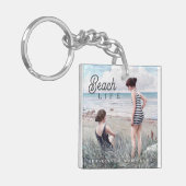 Schattigee Sun-Kissed en Salty Beach Life Sleutelhanger (Voorkant Links)