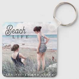 Schattigee Sun-Kissed en Salty Beach Life Sleutelhanger