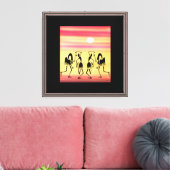 Schattigee Sunny Day Break Dance Canvas Afdruk (Insitu (Woonkamer))