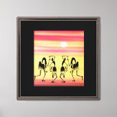 Schattigee Sunny Day Break Dance Canvas Afdruk (Voorkant)