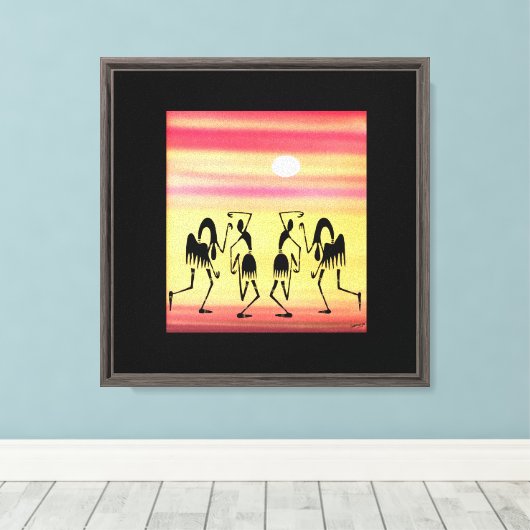 Schattigee Sunny Day Break Dance Canvas Afdruk (Insitu (Houten vloer))
