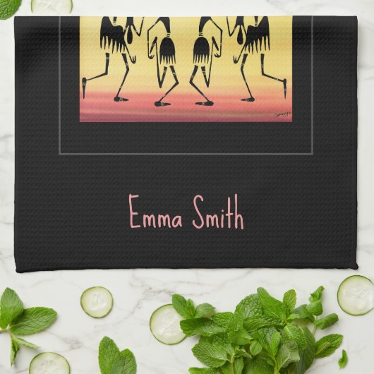 Schattigee Sunny Day Break Dance Theedoek (Gevouwen)