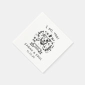 Schattigee Super Eenvoudige Hond Franse Bulldog Br Servet (Hoek)