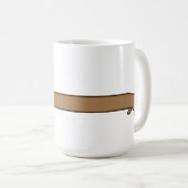 Schattigee Super Lange Teckel Mok (Voorkant rechts)