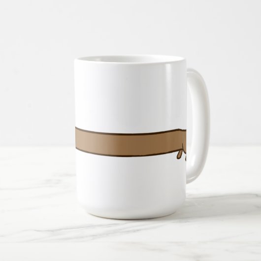 Schattigee Super Lange Teckel Mok (Voorkant rechts)