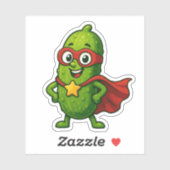 Schattigee Super Pickle Custom-Cut Vinyl Stickers (Vel)