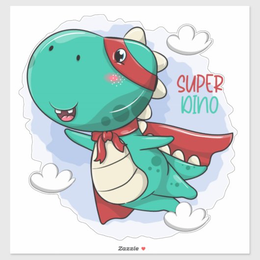 Schattigee Superdino Dinosaur Stickers (Vel)
