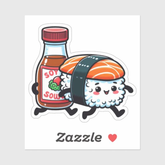 Schattigee Sushi Art Vinyl Stickers (Vel)