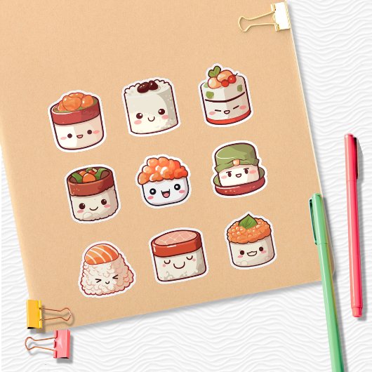 Schattigee Sushi Kawaii Sticker