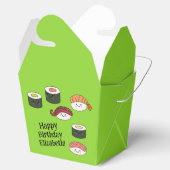 Schattigee Sushi Kinder 1e verjaardagsfeest Bedankdoosjes (Geopend)