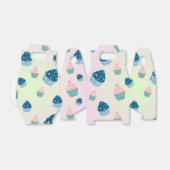 Schattigee Sweet cupcake Sprinkle 2e Verjaardag Gi Bedankdoosjes (Uitgevouwen)