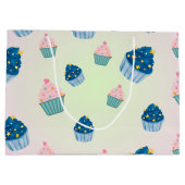 Schattigee Sweet cupcake Sprinkle 2e Verjaardag Gi Groot Cadeauzakje (Achterkant)