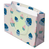 Schattigee Sweet cupcake Sprinkle 2e Verjaardag Gi Groot Cadeauzakje (Achterkant Gekanteld)