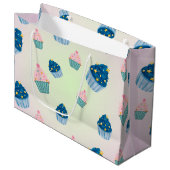 Schattigee Sweet cupcake Sprinkle 2e Verjaardag Gi Groot Cadeauzakje (Voorkant Gekanteld)