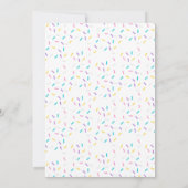 Schattigee Sweet Donut Verjaardag Kaart (Achterkant)