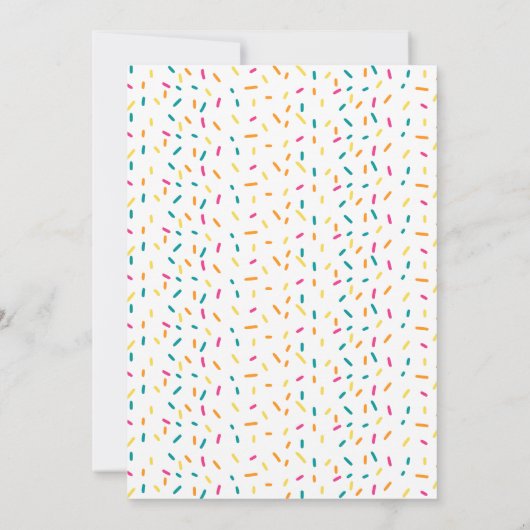 Schattigee Sweet Lollipop Snoep 3e verjaardag Kaart (Achterkant)